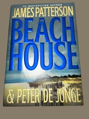 James Patterson "The Beach House" - Blue & Gold Hardcover